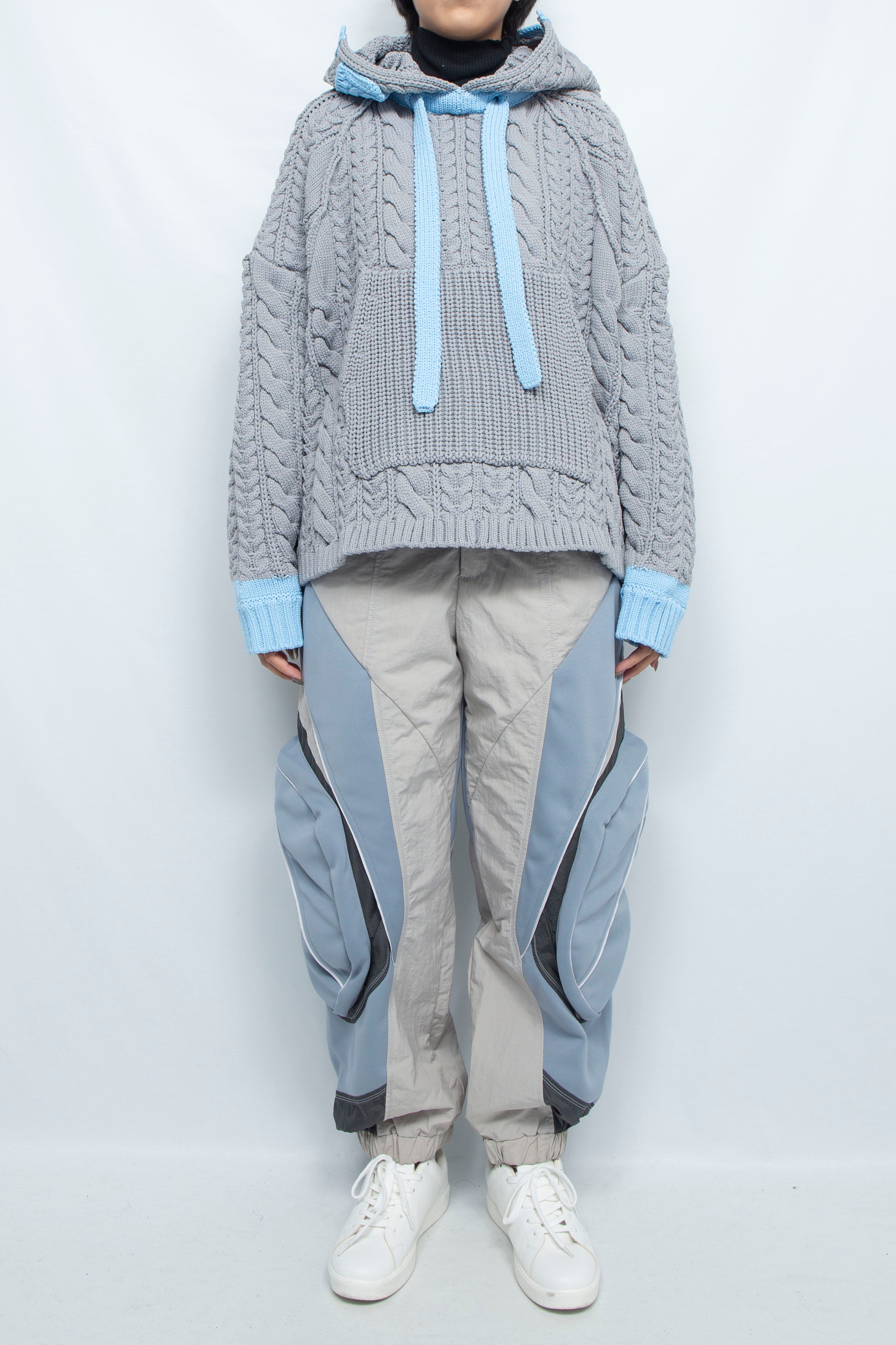 ケーブルニットビッグパーカー GRAY / BALMUNG（バルムング）通販 店舗