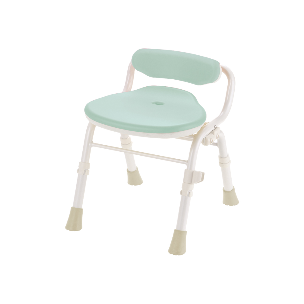 やわらかシャワーチェア クレオ折りたたみ(防カビプラス) 腰当付390