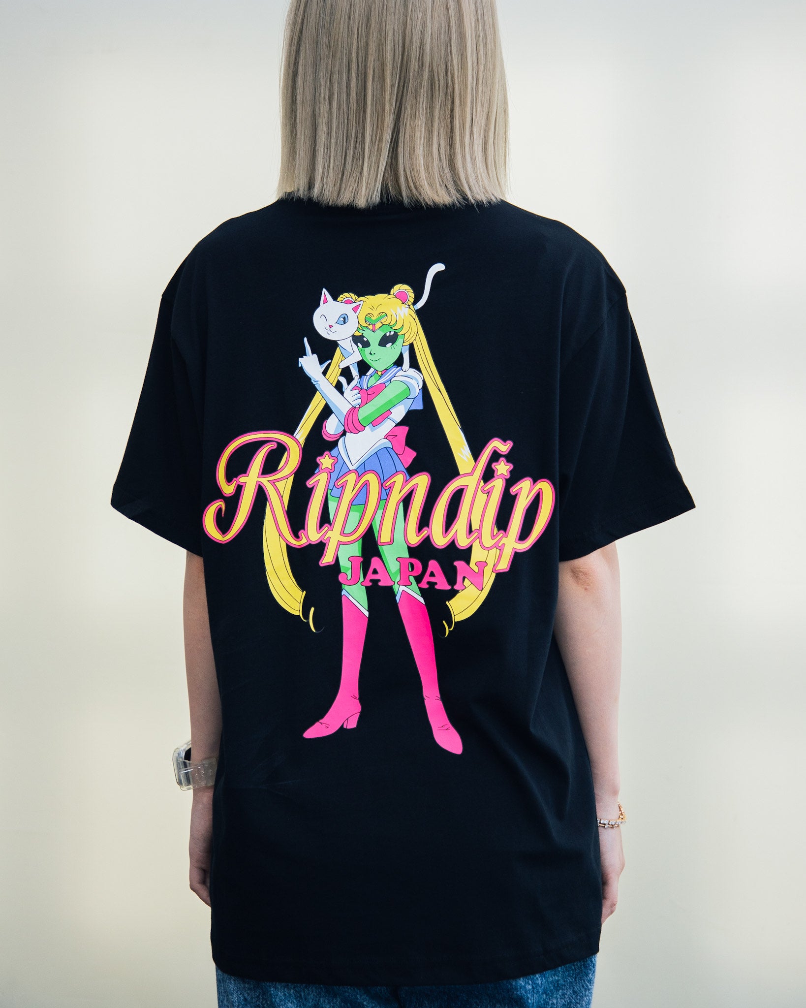 SAILOR NERM TEE (BLACK) – RIPNDIP TOKYO