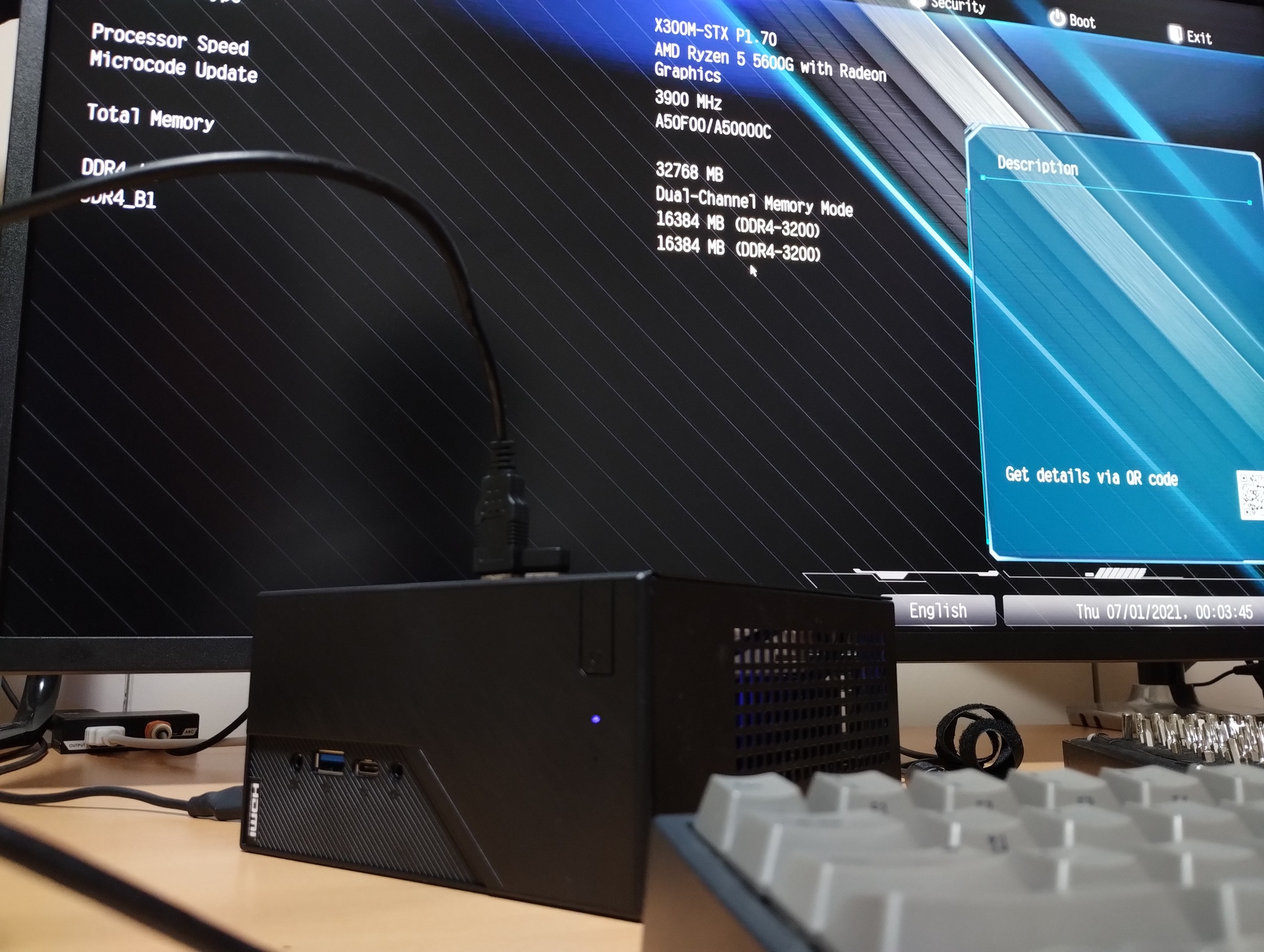 DeskMini X300で超小型静音PCを組んだ | 点と接線。