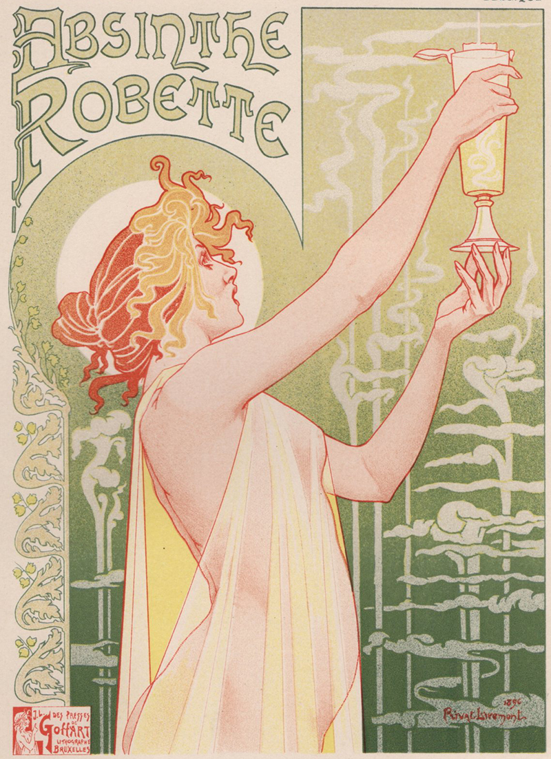 アルフォンス・ミュシャのリトグラフ（石版画） - 19世紀末の