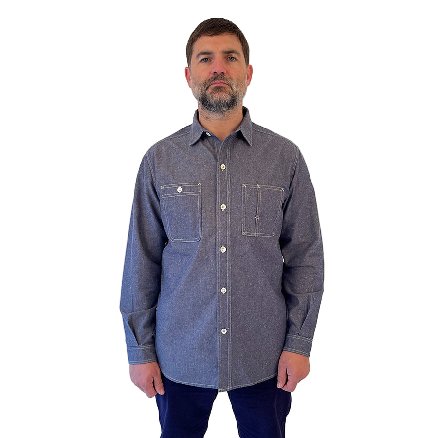 Nigel Cabourn Lybro Japanese Chambray Work Shirt – Rivet Clothing