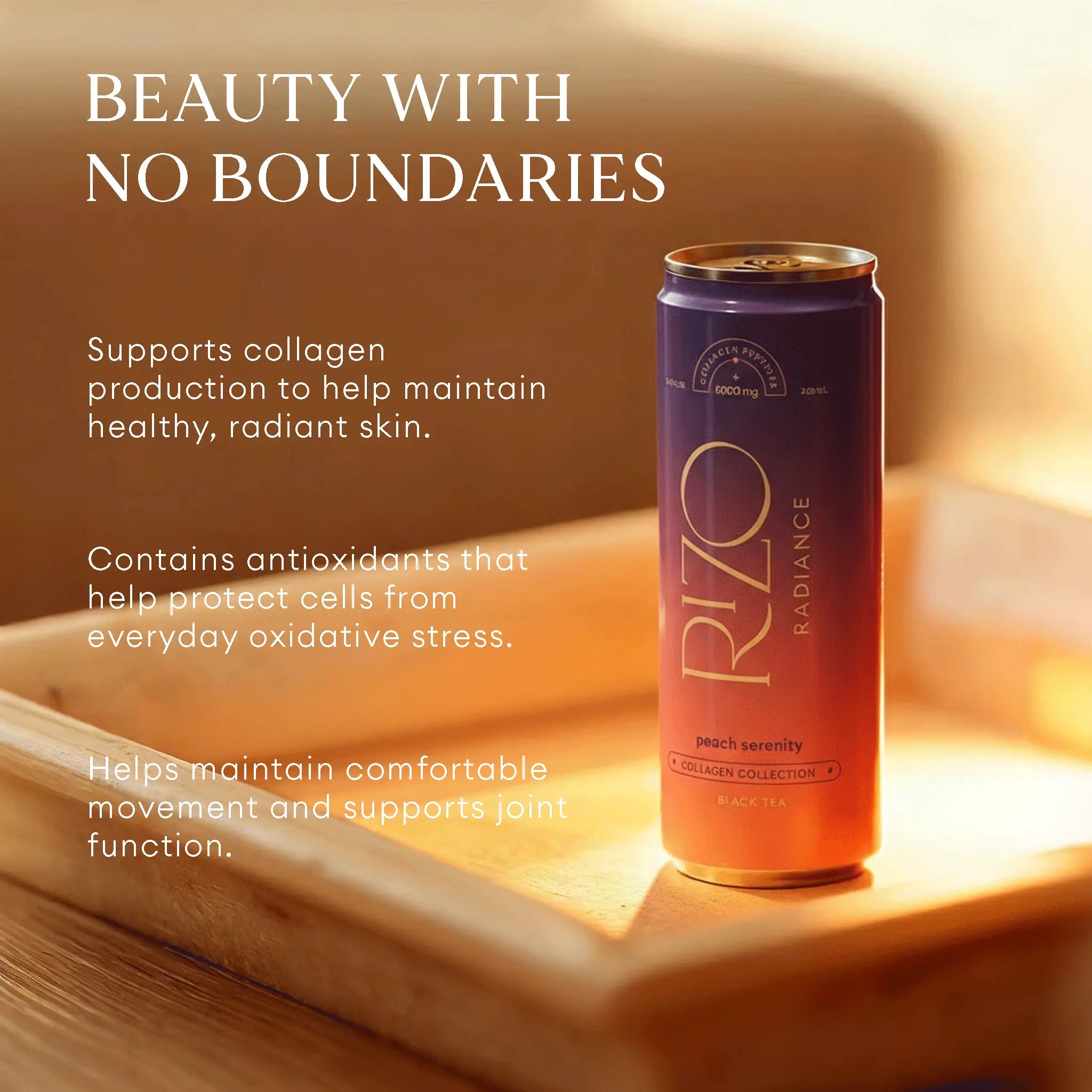 Peach Serenity I Rizo Radiance's Collagen Collection