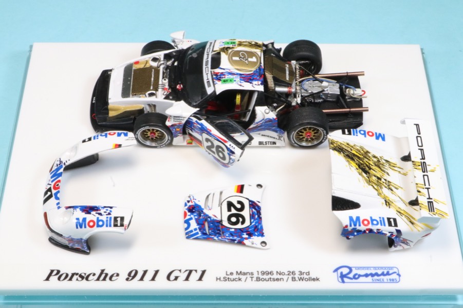 受注製作見本] ロムファクトリー 1/43 ポルシェ 911 GT1 ルマン 1996