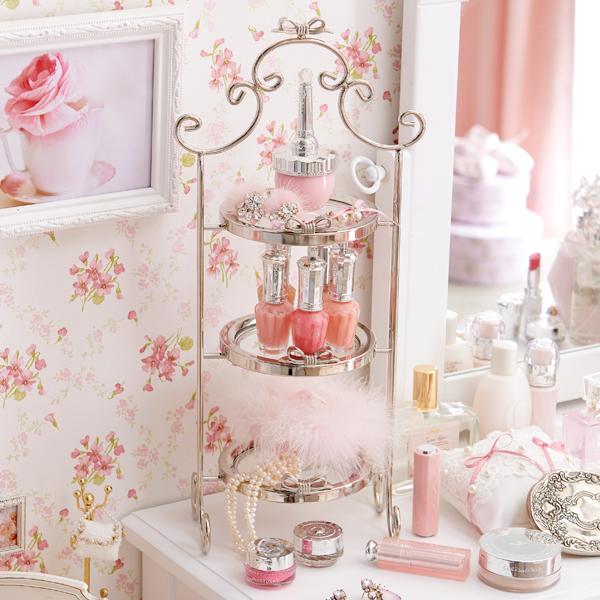 今ならポイント10倍 ♪～3/16 AM10:00まで】リボン小物3段トレイ