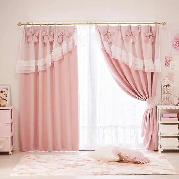 今ならポイント10倍 ♪～3/16 AM10:00まで】ティアラリボン2WAY遮光