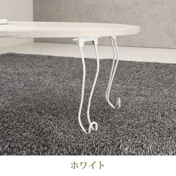 直送】猫脚折りたたみテーブル(幅90cm・ラウンド)｜かわいいお姫様