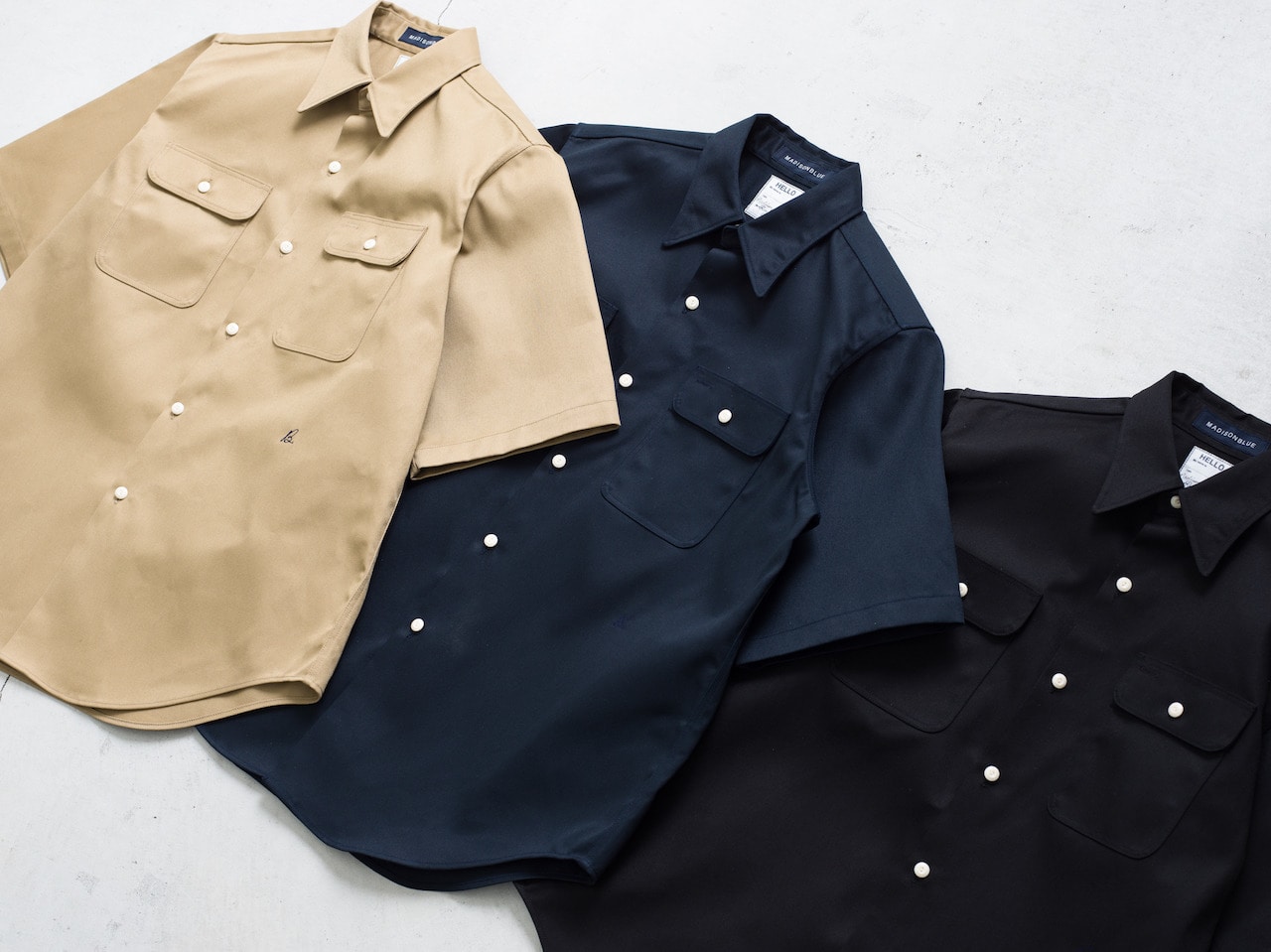 MADISONBLUE for Ron Herman HAMPTON Short Sleeve Shirt 2.20(Sat