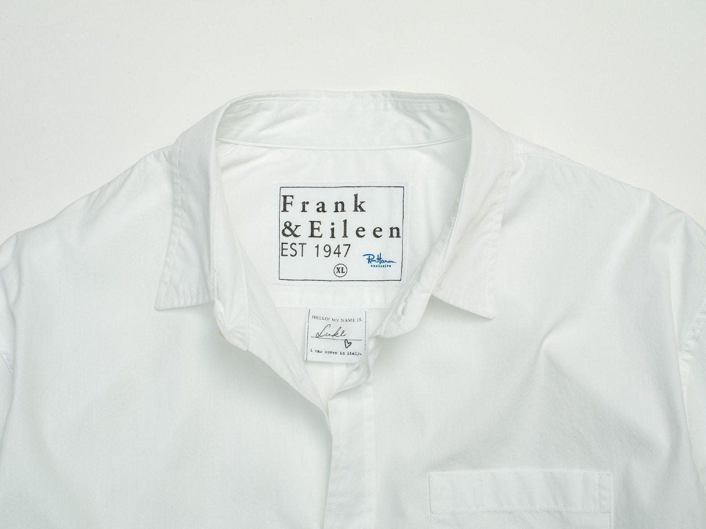 Frank&Eileen for Ron Herman Luke Poplin Shirt 7.1(Fri) New