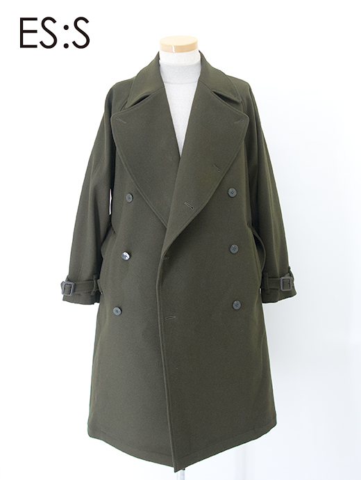 商品詳細ページ | ES:S/エス 別注トレンチコート/ウールカシミア