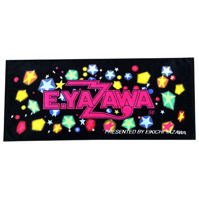 フェイスタオル(ロゴレインボー)ブラック/ピンク｜DIAMOND MOON通信