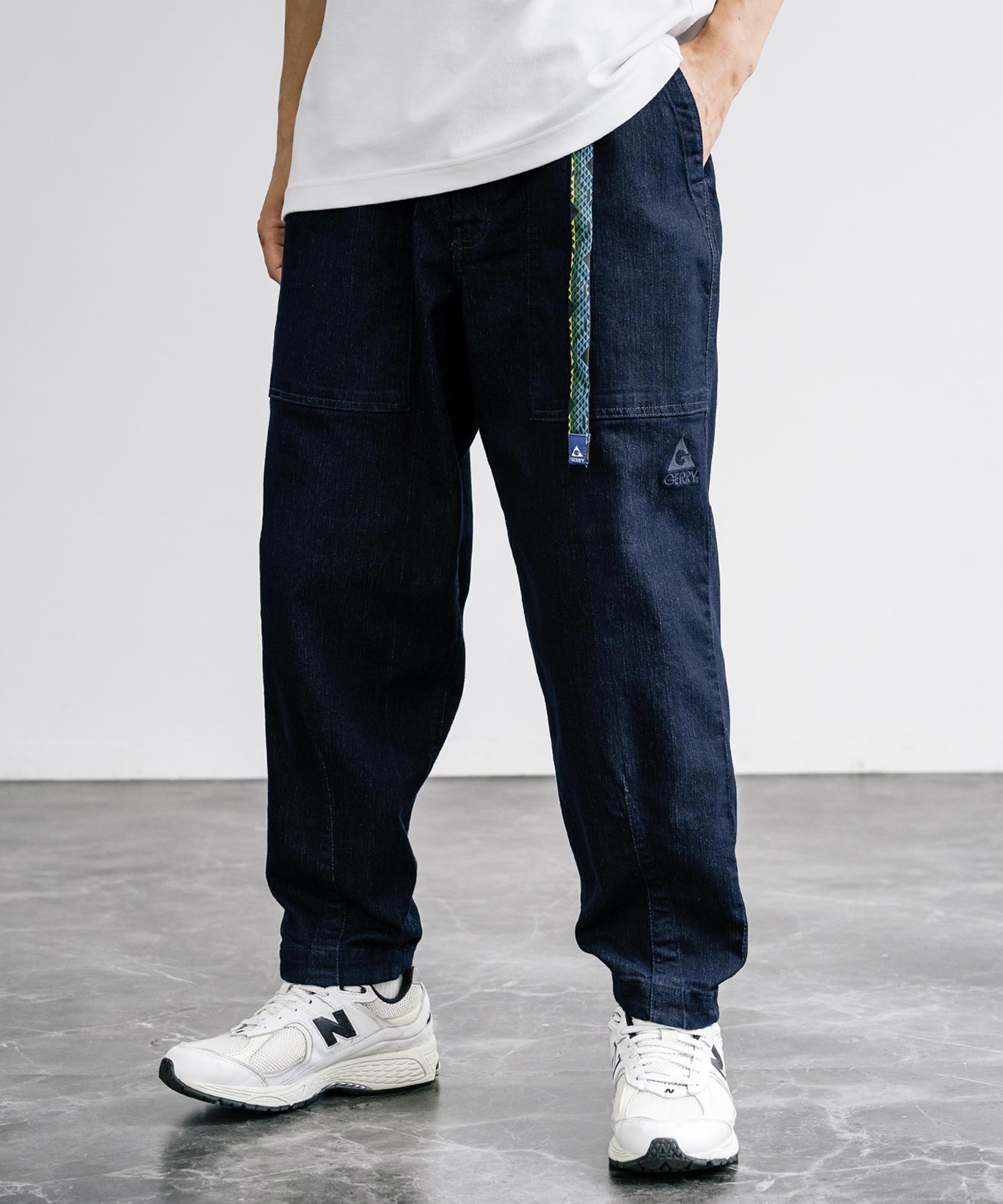 GERRY ジェリー ストレッチチノ・デニムルーズテーパードクライミング