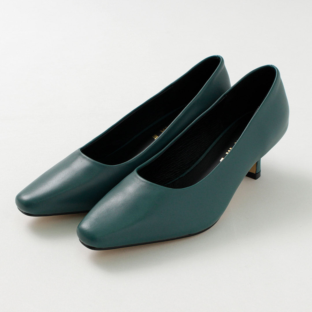 50％OFF】REMME（レメ） ポインテッド スクエア ヒールパンプス