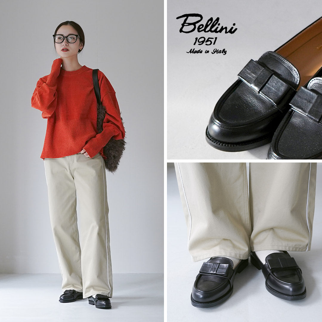 DIEGO BELLINI（ディエゴ ベリーニ） カラー別注 リボンローファー