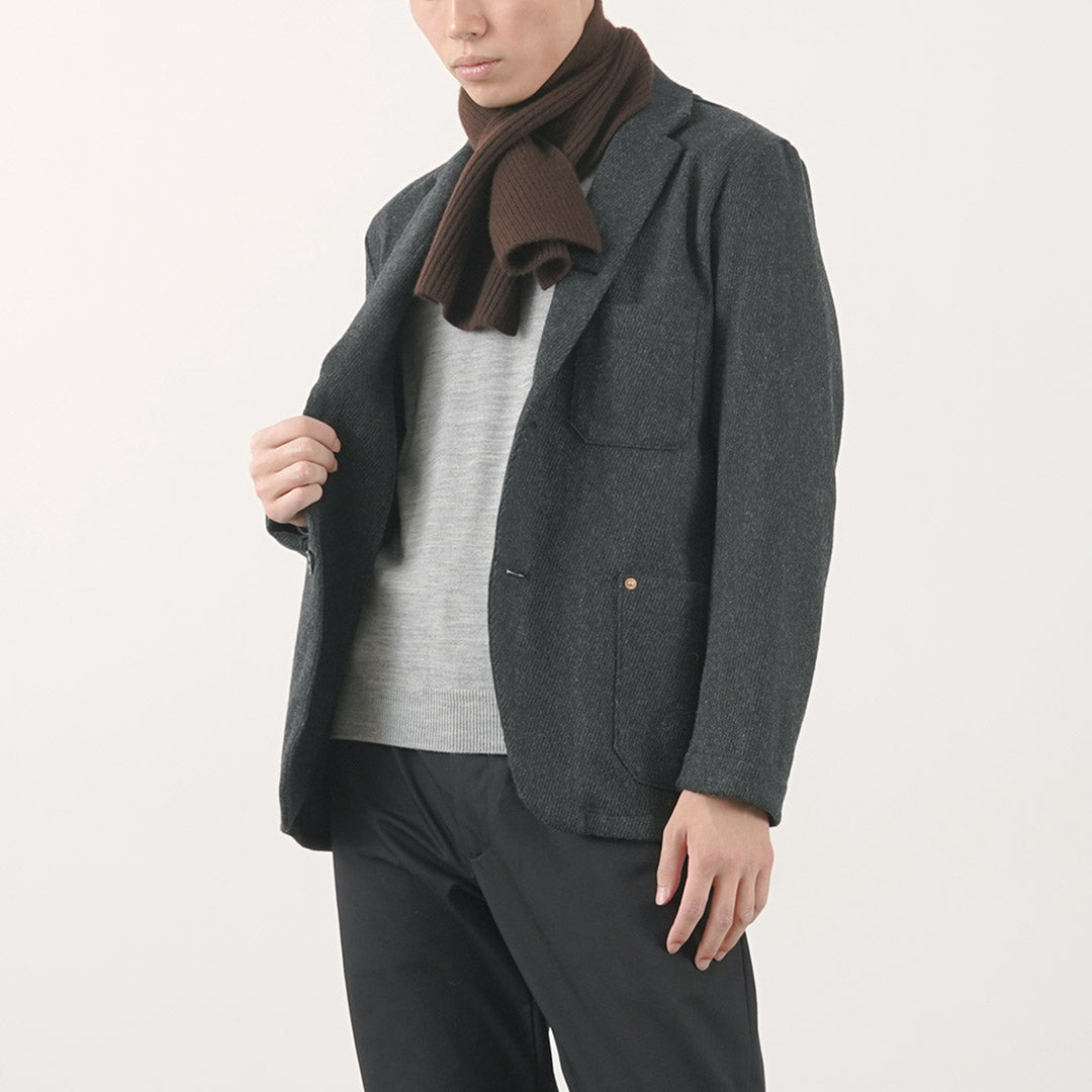 RE MADE IN TOKYO JAPAN（アールイー） ウールカシミアカルゼ