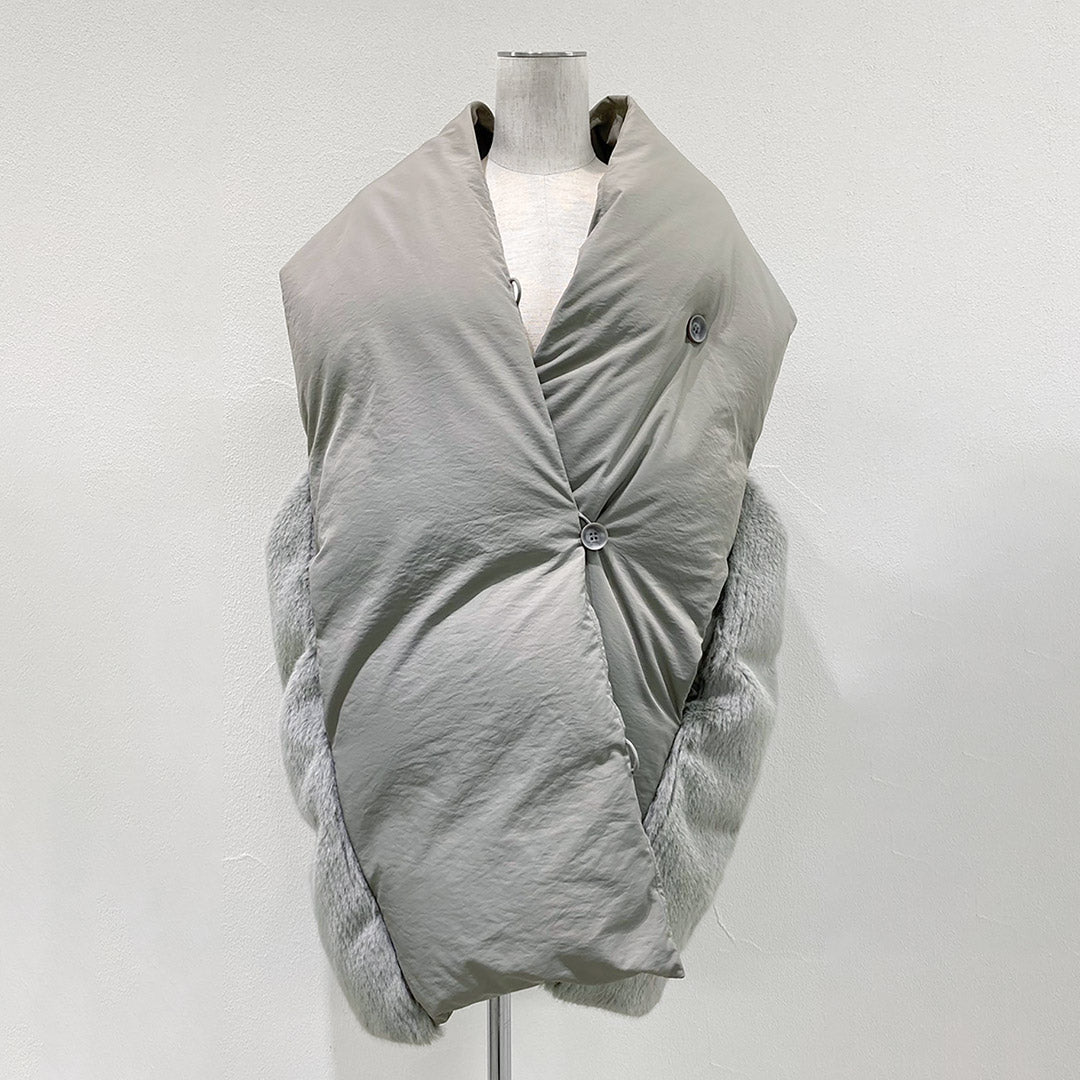 CYAN TOKYO（シアン トーキョー） ストールライク ファーコンビ ダウン