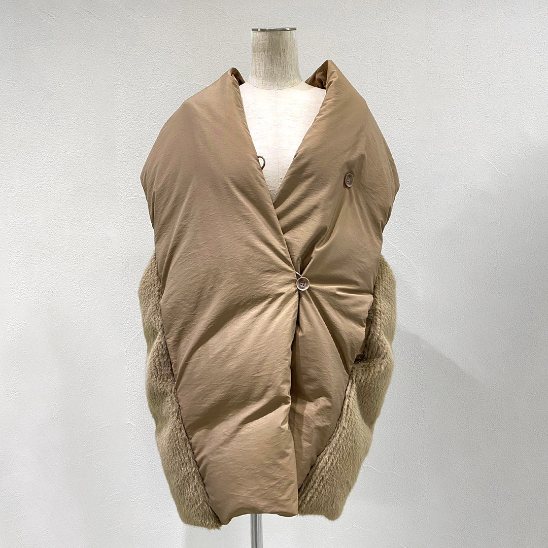 CYAN TOKYO（シアン トーキョー） ストールライク ファーコンビ ダウン