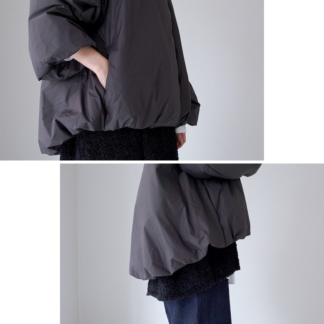 mizuiro ind（ミズイロインド） フード ショートダウン / レディース