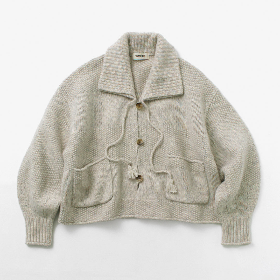 TUMUGU（ツムグ） ウールコットン ジャケット / レディース ニット