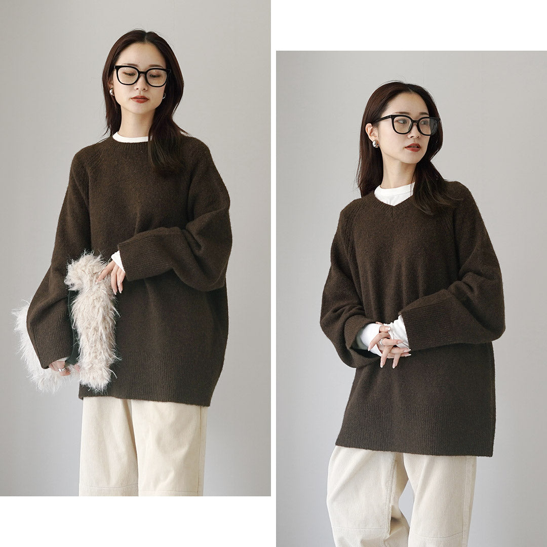 YENN（イェン） アルパカ ミックス セーター / レディース ニット 長袖