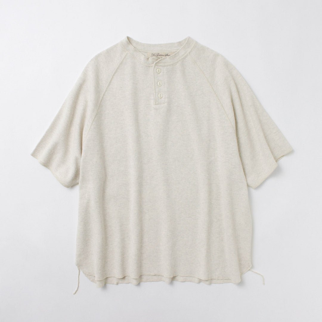 REMI RELIEF（レミレリーフ） Wタック ヘンリーネック ショート