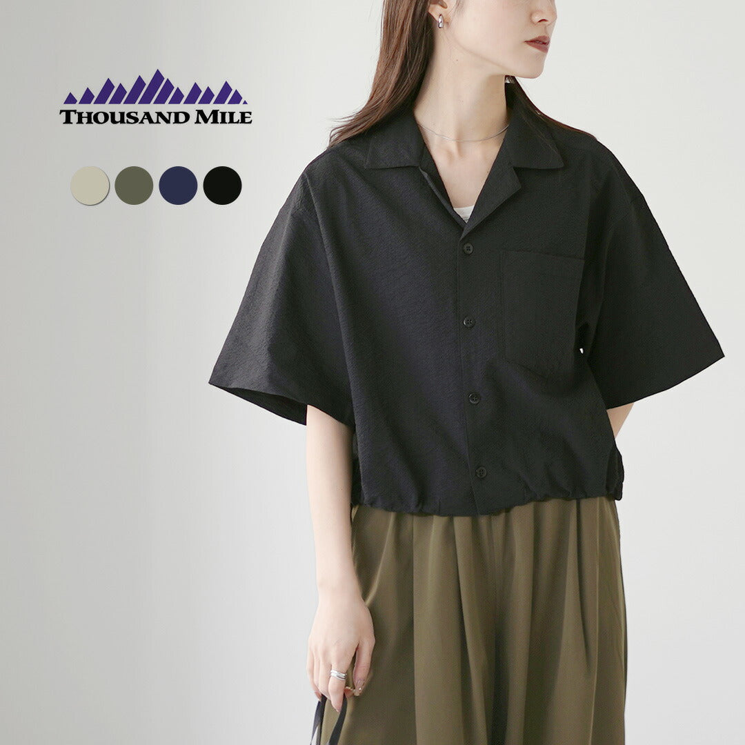 THOUSAND MILE（サウザンドマイル） ショートスリーブシャツ シア