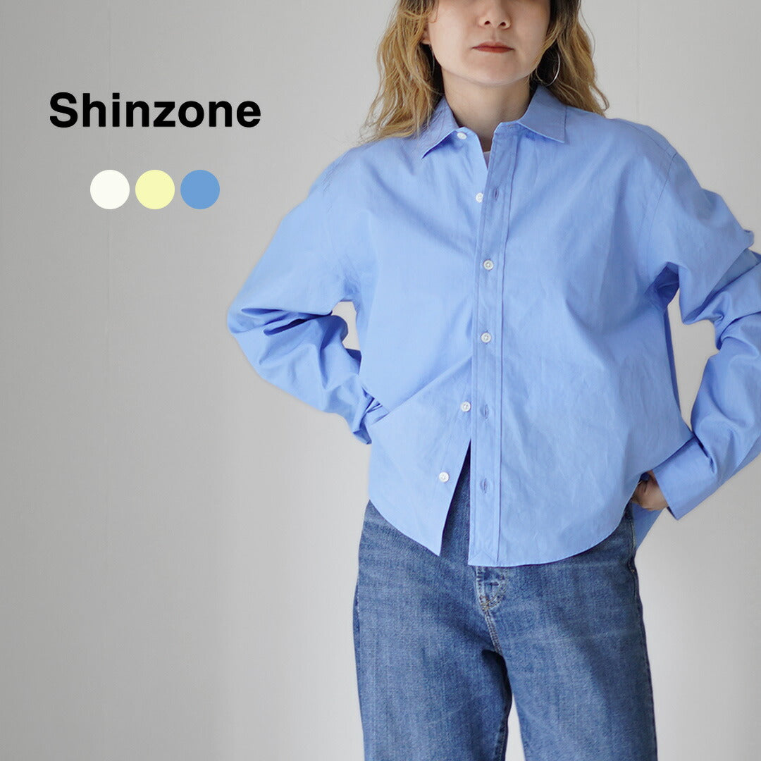SHINZONE（シンゾーン） ショート ペック シャツ 日本製 25SMSBL12