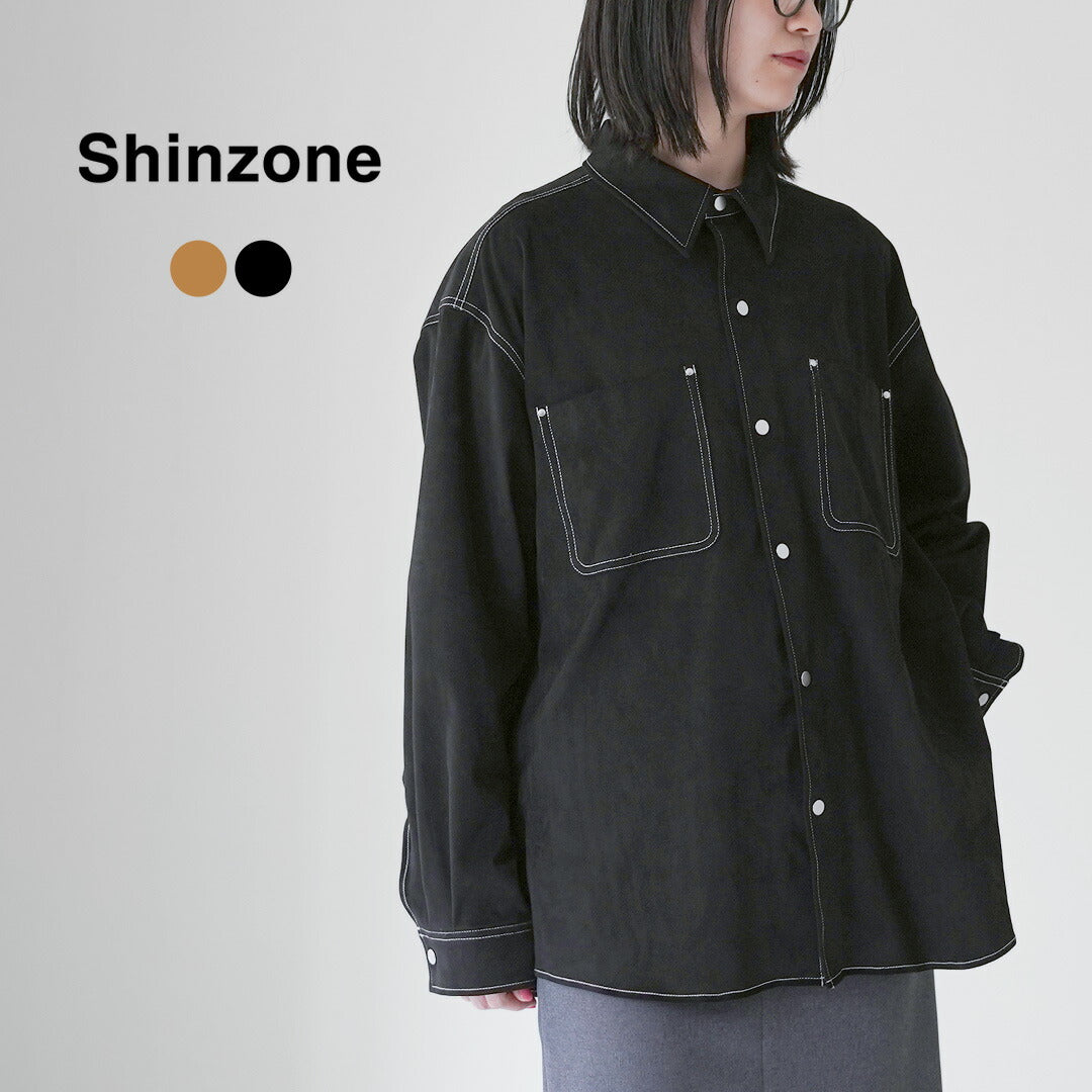 SHINZONE（シンゾーン） スウェード シャツ 25AMSBL03 / 長袖 ロング
