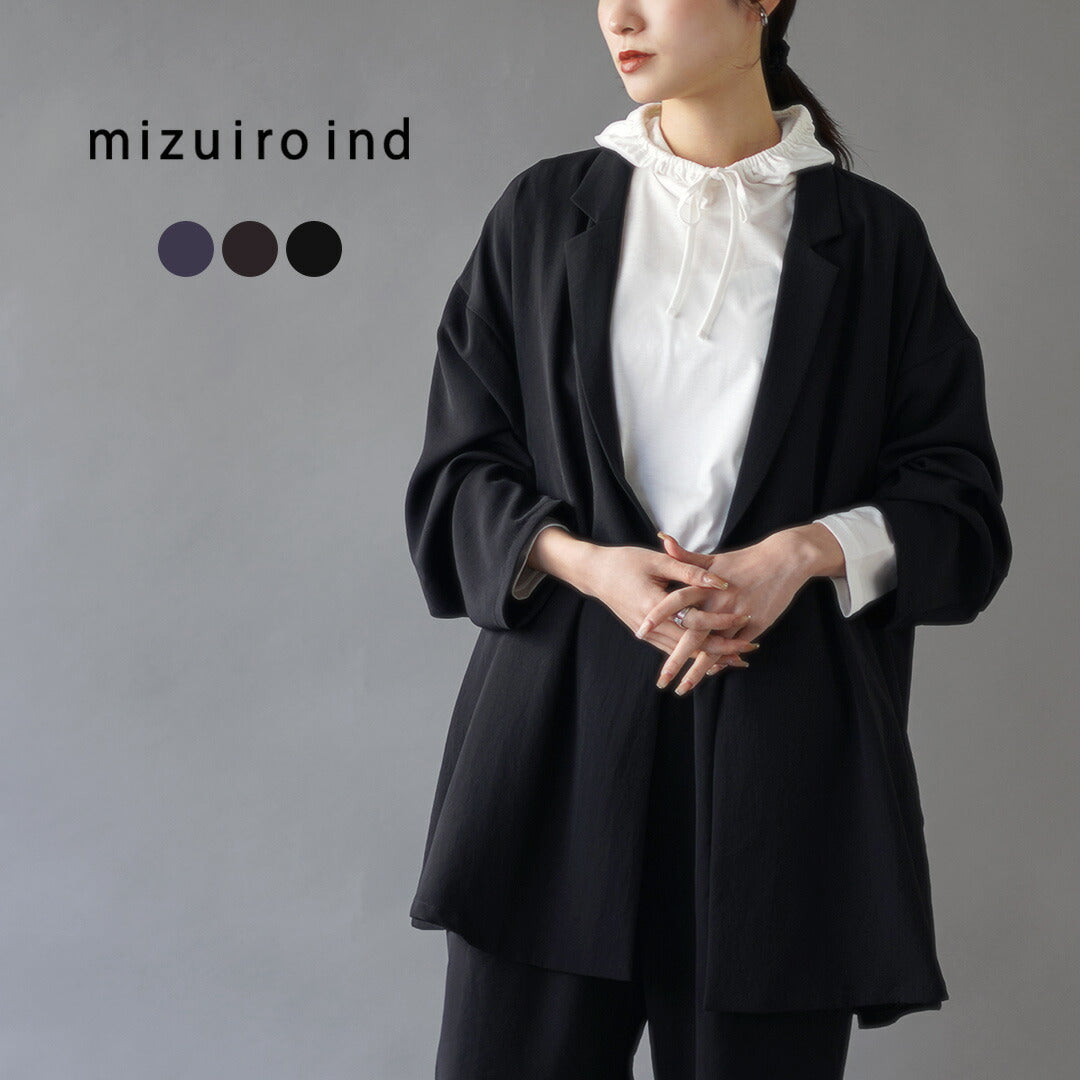 mizuiro ind（ミズイロインド） テーラード シャツ ジャケット
