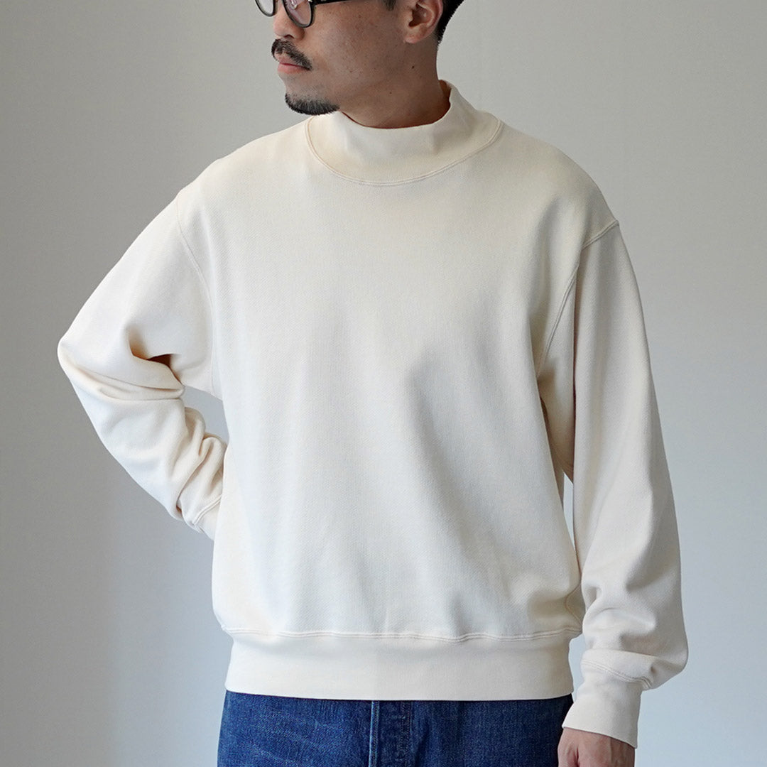 LIFiLL（リフィル） コットニー モックネック スウェット / メンズ