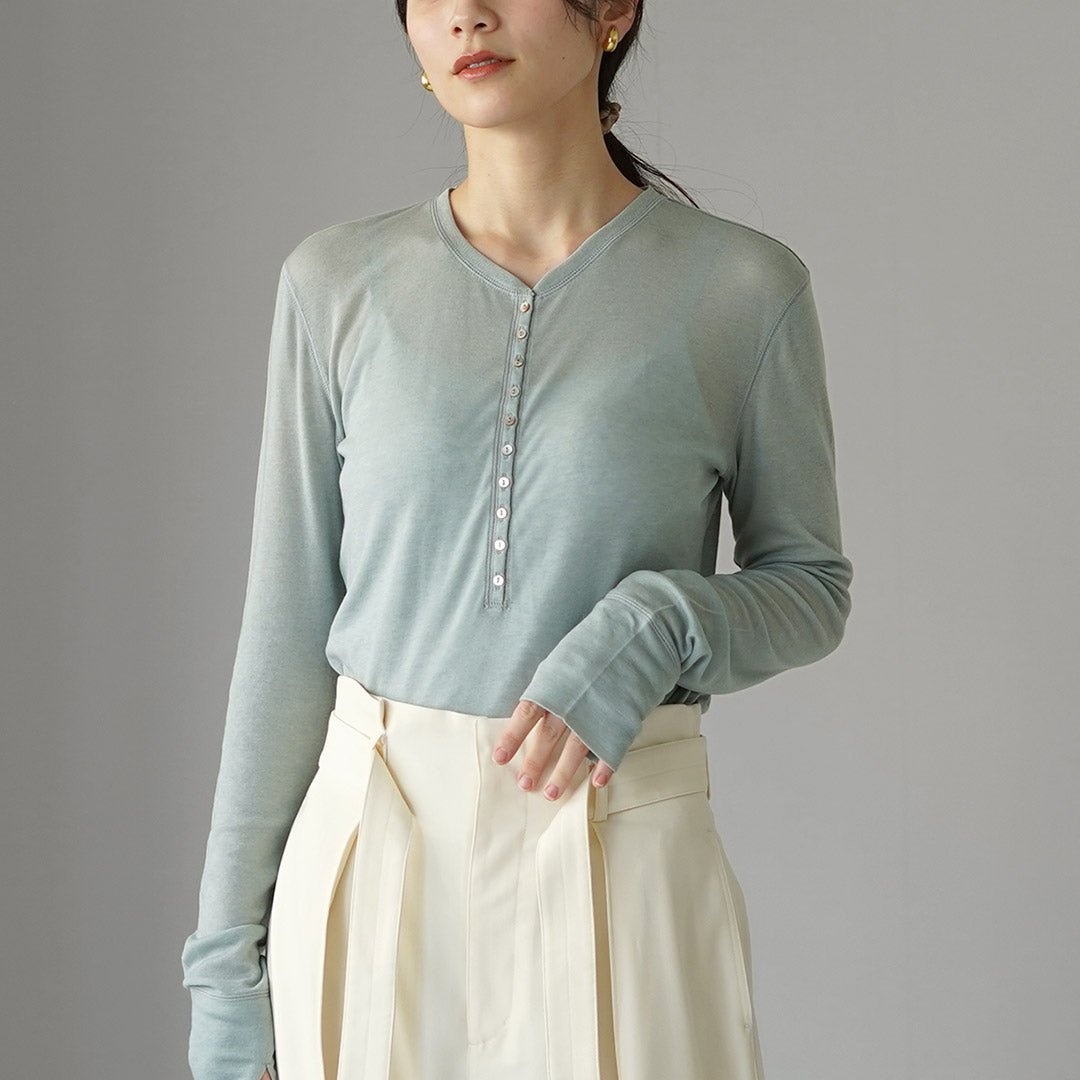 ETRE TOKYO（エトレトウキョウ） ウールフライスヘンリーネックプル