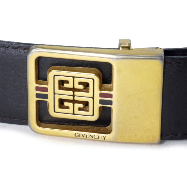 GIVENCHY 4Gロゴバックルレザーベルト（黒） – Vintage Shop Rococo
