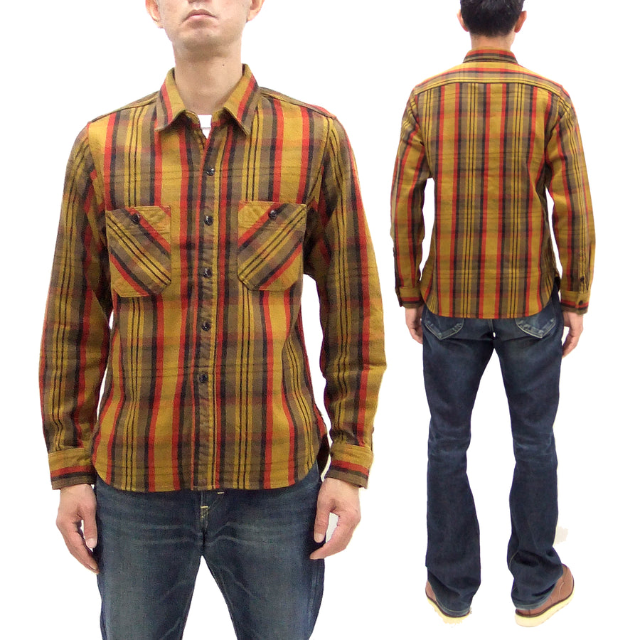 Studio D'artisan Plaid Flannel Shirt Men's Casual Heavyweight