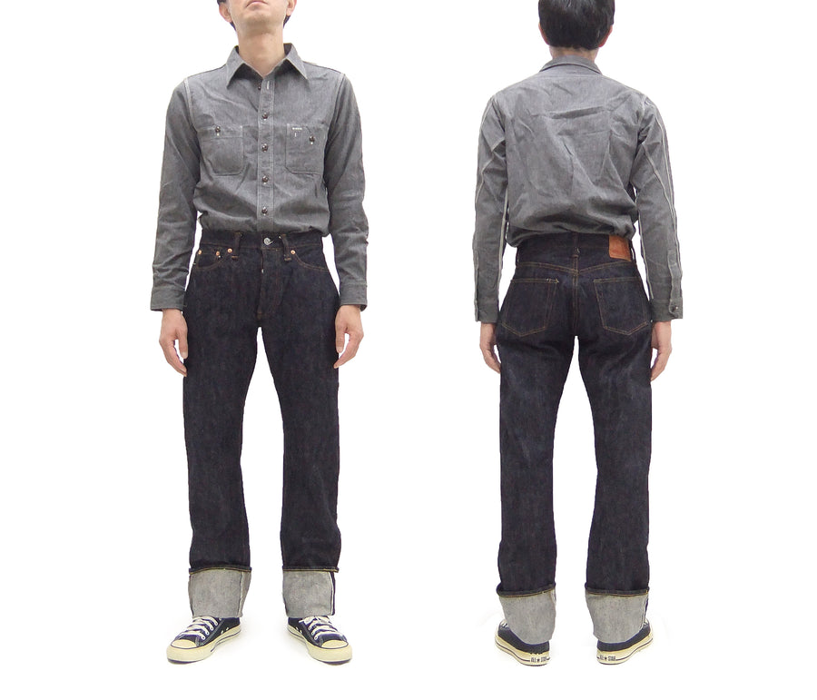 Samurai Jeans S710XX19ozII Men's Slim Straight Fit One-Washed 19