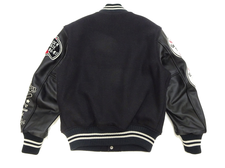 Whitesville Varsity Jacket Men's Letterman Jacket Melton x Leather