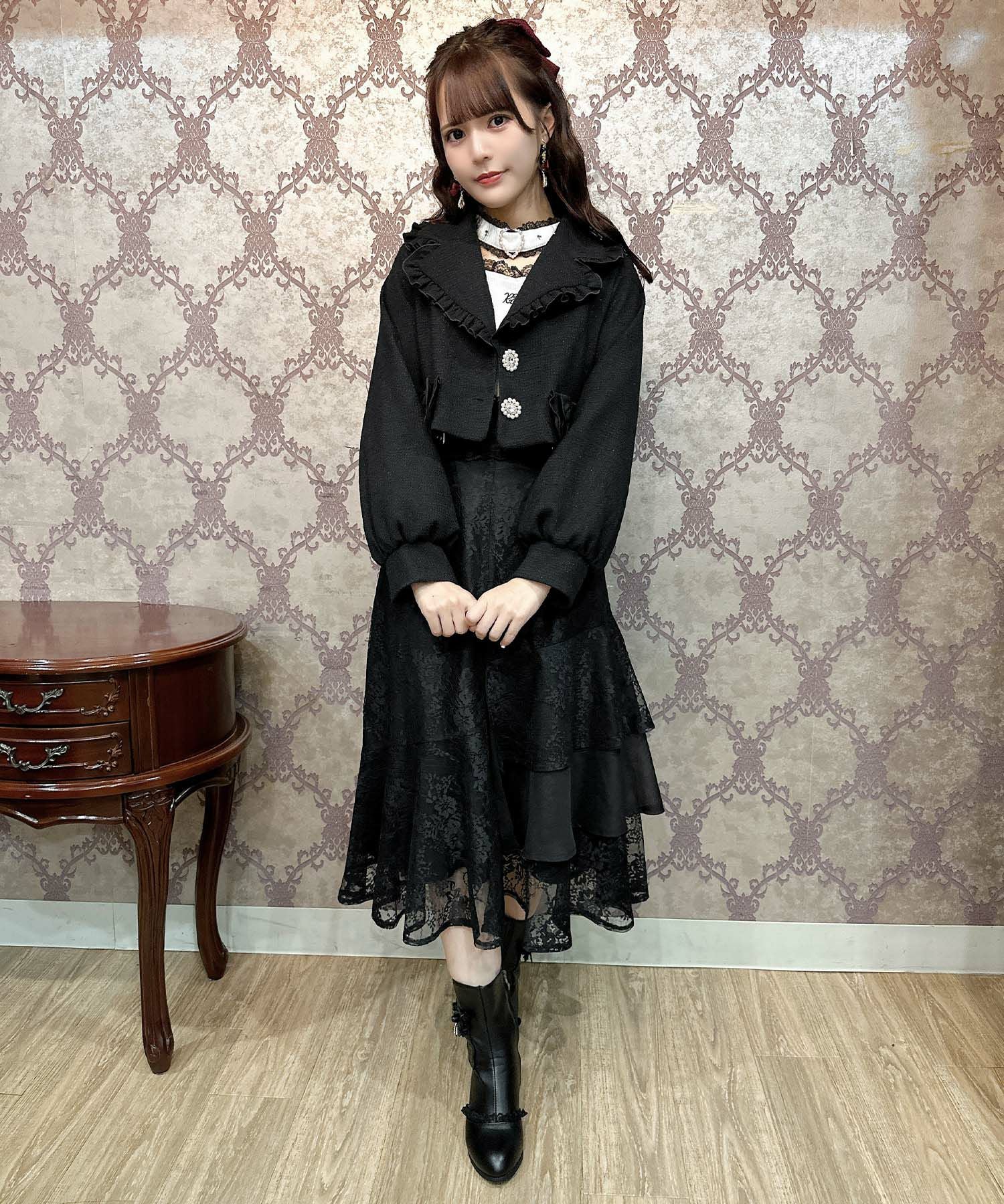 リボンポケットショートジャケット | Rlab store