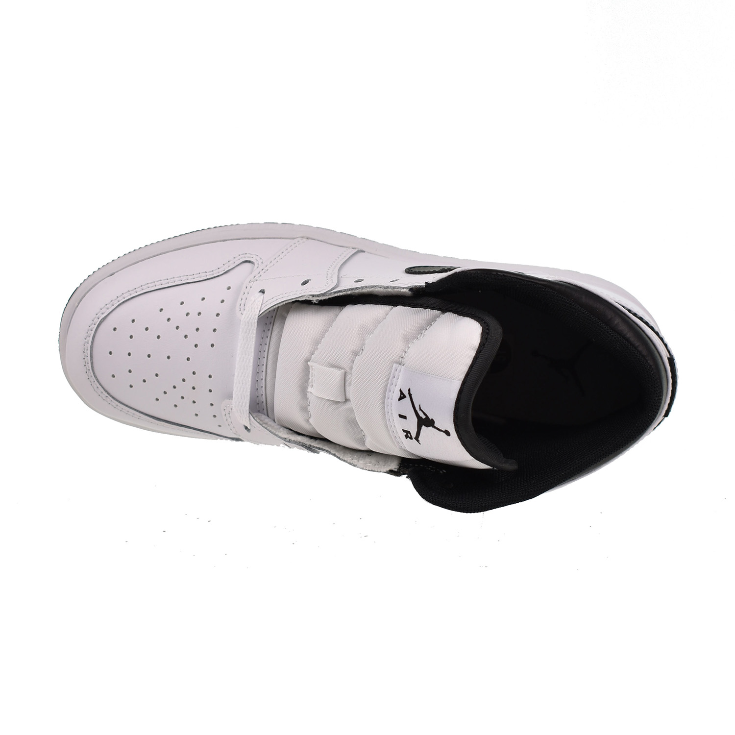 Air Jordan 1 Mid (GS) Big Kids' Shoes Black-White DQ8423-132 | eBay