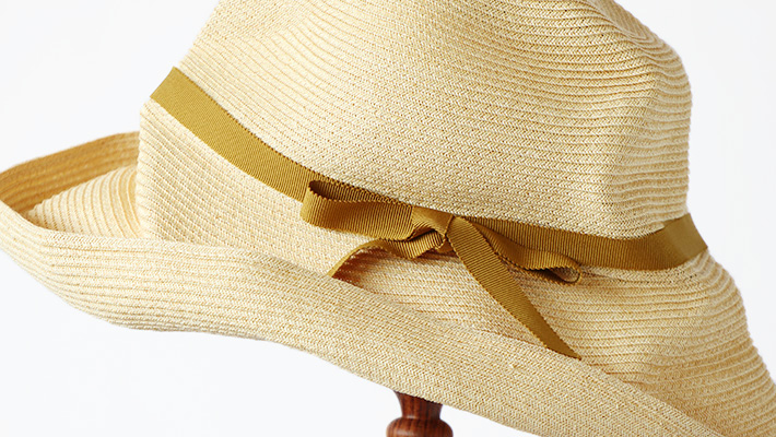 mature ha.] BOXED HAT 11cm brim（Natural） | 森の8カテン rolca_shop