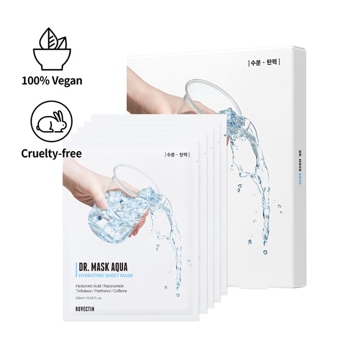 シートマスク DR.MASK アクア｜ロベクチン日本公式｜超低刺激・高保湿