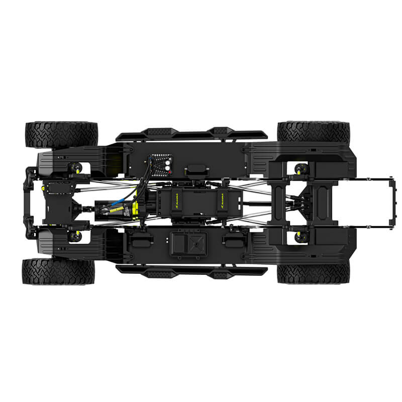 Rlaarlo 1/7 Scale 4WD Brushed RC Crawler JK-07