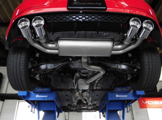 VW GOLF7.5-R ゴルフ7.5-R REMUS レムスマフラー取り付け！！ | ランナ