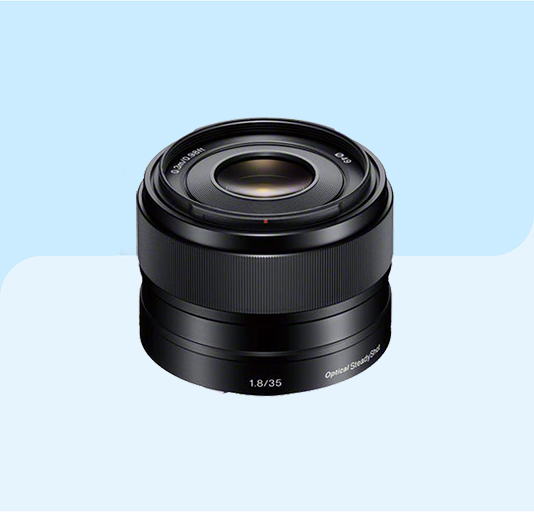 レンタル] ソニー SONY E 35mm F1.8 OSS 単焦点レンズ | SEL35F18