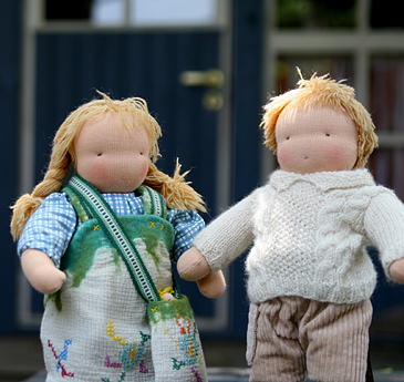 ウォルドルフ人形 材料キット 着せ替え人形 004：B体(30cm)＜公式