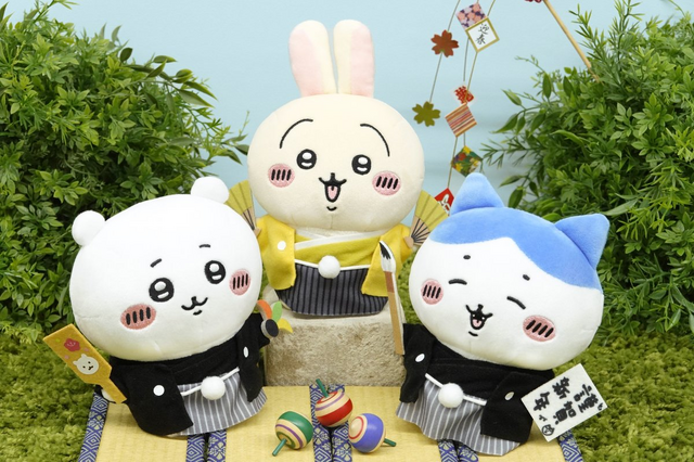 ちいかわ ハチワレ うさぎ しめ縄なぬいぐるみ お正月 ちいかわらんど