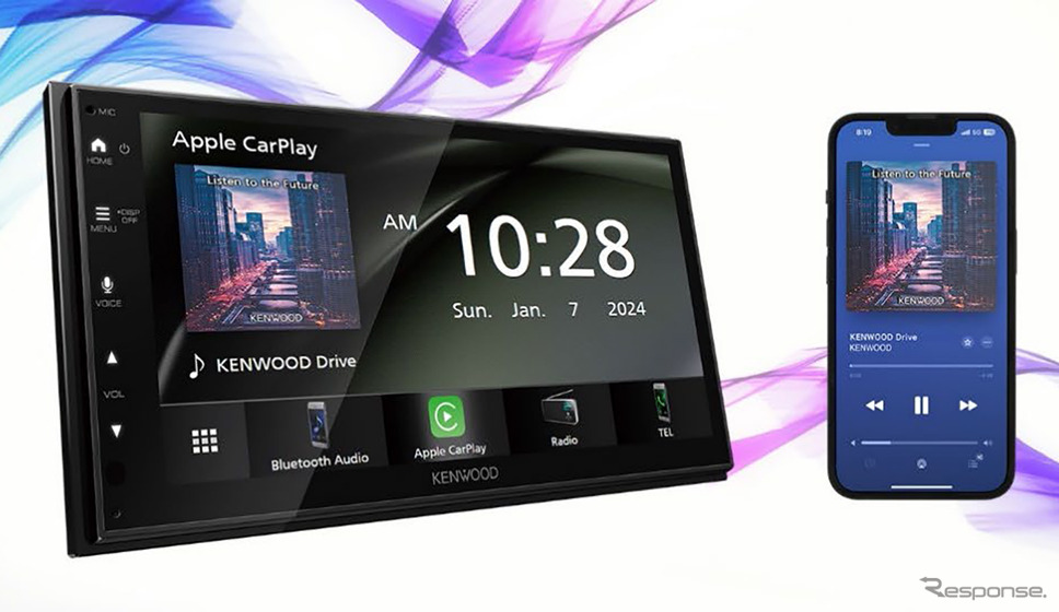 ケンウッドから新型ディスプレイオーディオ「DMX5523S」発売