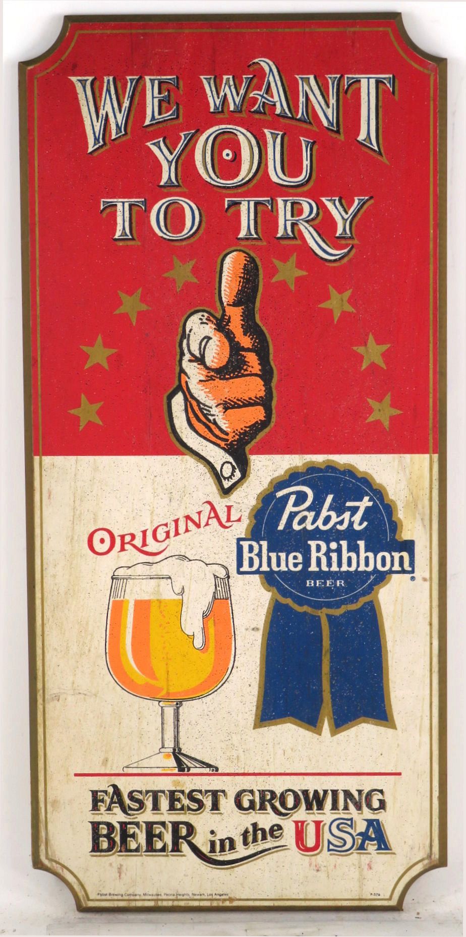 1968 Pabst Blue Ribbon Beer 