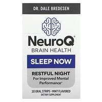 NeuroQ Brain Health, Sleep Now, Mint, 30 Oral Strips