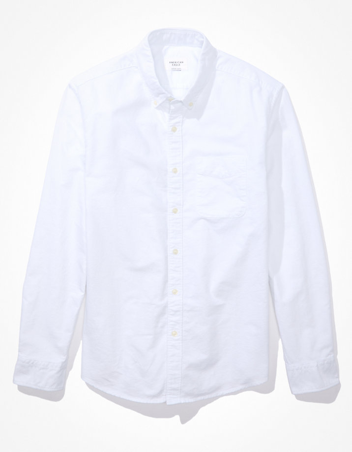 AE Everyday Classic Fit Oxford Button-Up Shirt | American Eagle