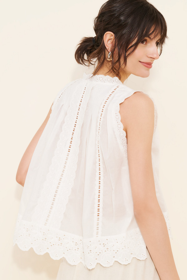 Alisa Eyelet Top | Nuuly