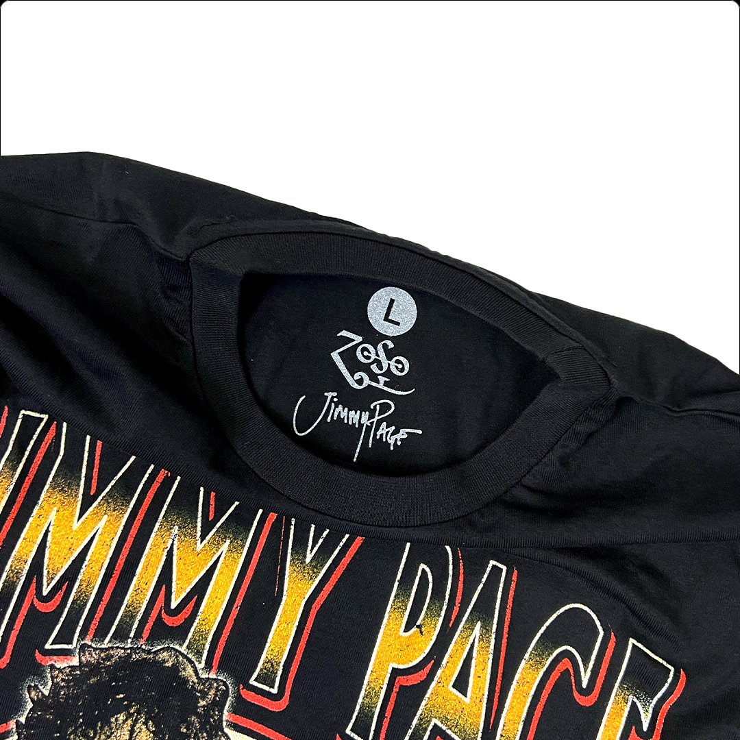 Knebworth '79 T-Shirt (Black) - Jimmy Page